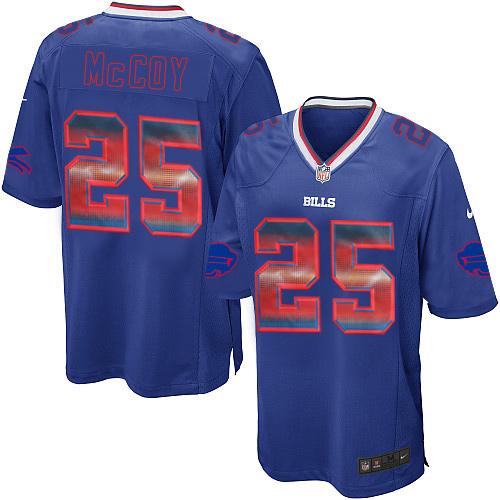 Buffalo Bills #25 LeSean McCoy Royal Blue Team Color Stitched NFL Limited Strobe Jersey
