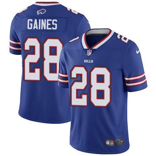 Buffalo Bills #28 E.J. Gaines Royal Blue Team Color Stitched NFL Vapor Untouchable Limited Jersey