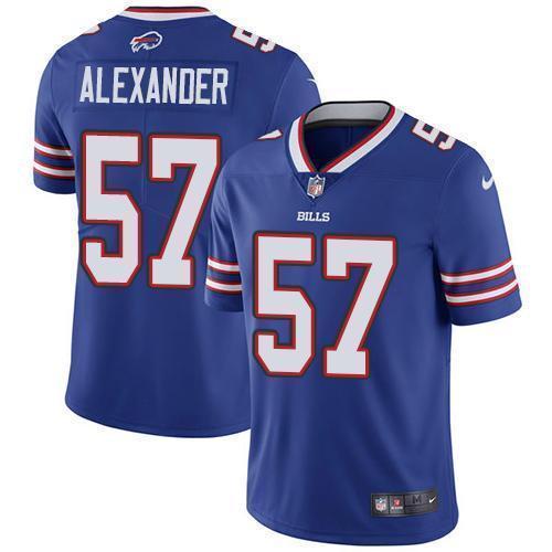 Buffalo Bills #57 Lorenzo Alexander Royal Blue Team Color Stitched NFL Vapor Untouchable Limited Jersey