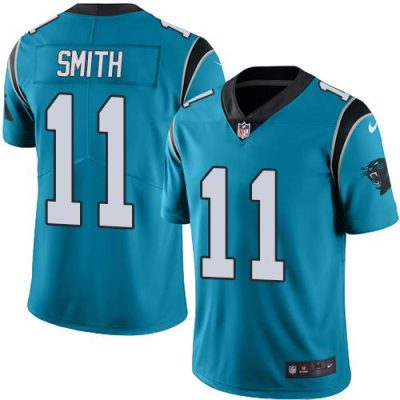Nike Carolina Panthers #11 Torrey Smith Blue Stitched NFL Limited Rush Jersey