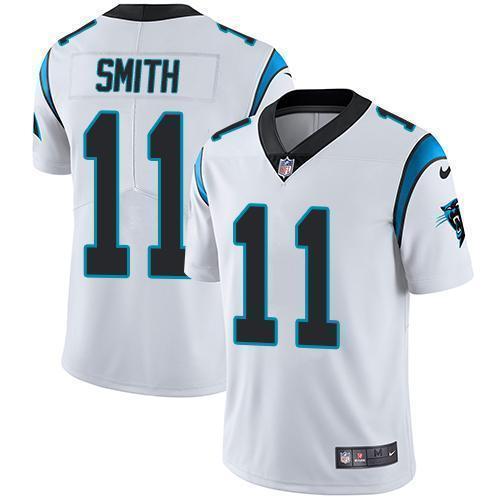 Nike Carolina Panthers #11 Torrey Smith White Stitched NFL Vapor Untouchable Limited Jersey