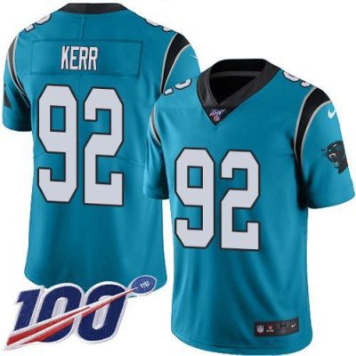 Nike Carolina Panthers #92 Zach Kerr Blue Alternate Stitched th Season Vapor Untouchable Limited Jersey