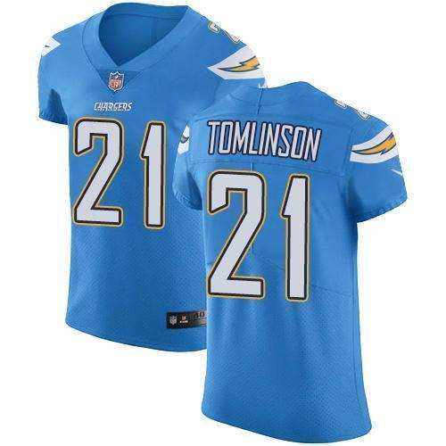 Nike Chargers #21 LaDainian Tomlinson Electric Blue Alternate Stitched NFL Vapor Untouchable Elite Jersey