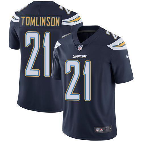 Nike Chargers #21 LaDainian Tomlinson Navy Blue Team Color Stitched NFL Vapor Untouchable Limited Jersey