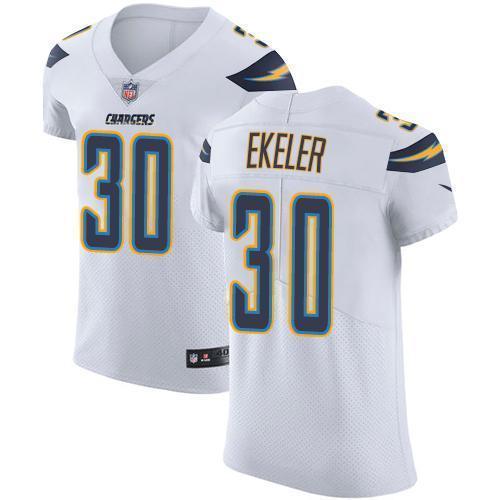 Nike Chargers #30 Austin Ekeler White Stitched NFL Vapor Untouchable Elite Jersey