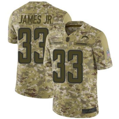 Nike Chargers #33 Derwin James Jr Camo Stitched NFL Limited 2018 Salute To Service Jersey