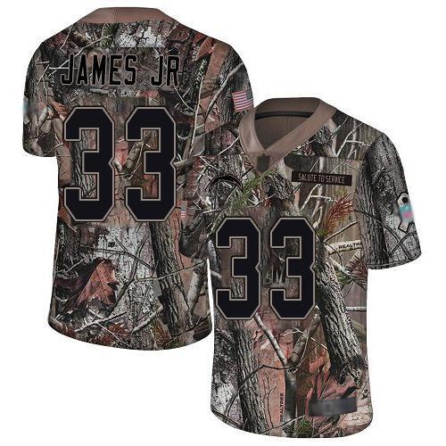 Nike Chargers #33 Derwin James Jr Camo Stitched NFL Limited Rush Realtree Jersey