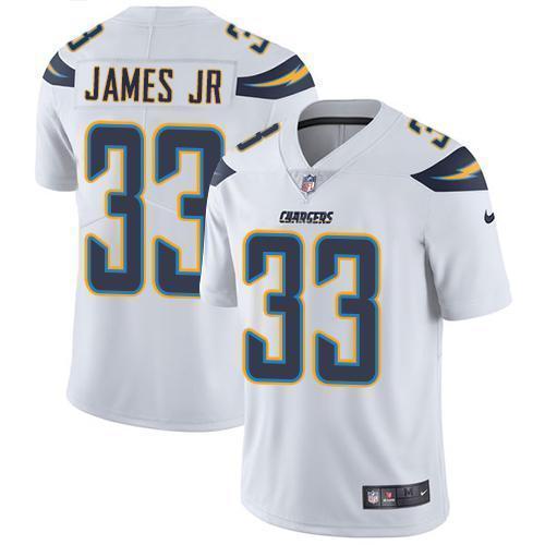 Nike Chargers #33 Derwin James Jr White Stitched NFL Vapor Untouchable Limited Jersey