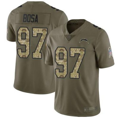 Nike Chargers #97 Joey Bosa Olive/Camo Stitched NFL Limited 2017 Salute To Service Jersey