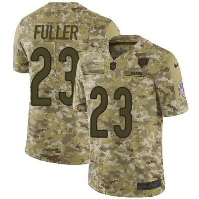 Nike Chicago Bears #23 Kyle Fuller Camo Stitched NFL Limited 2018 Salute To Service Jersey