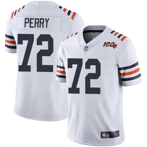 Nike Chicago Bears #72 William Perry White Alternate Stitched NFL Vapor Untouchable Limited 100th Season Jersey