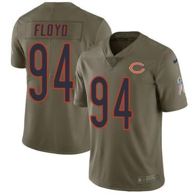 Nike Chicago Bears #94 Leonard Floyd Olive Stitched NFL Limited 2017 Salute To Service Jersey