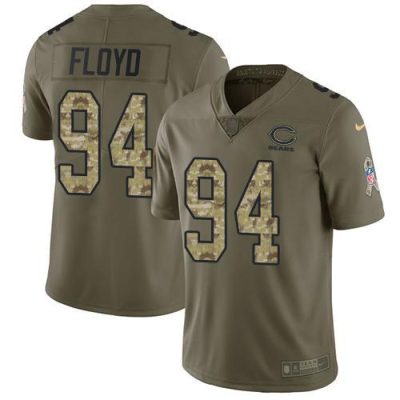 Nike Chicago Bears #94 Leonard Floyd Olive/Camo Stitched NFL Limited 2017 Salute To Service Jersey