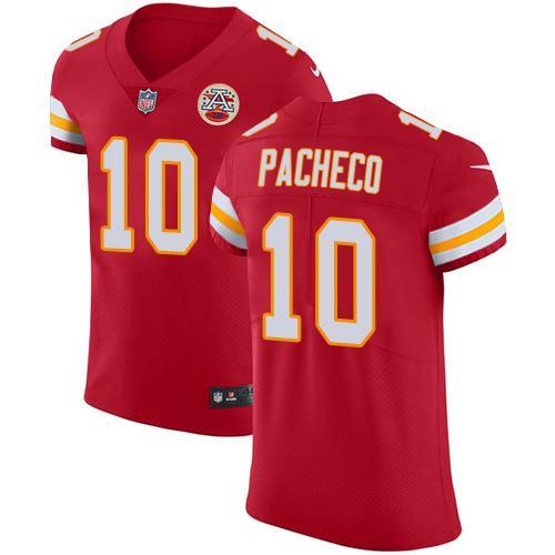 Nike Chiefs #10 Isiah Pacheco Red Team Color Stitched NFL Vapor Untouchable Elite Jersey