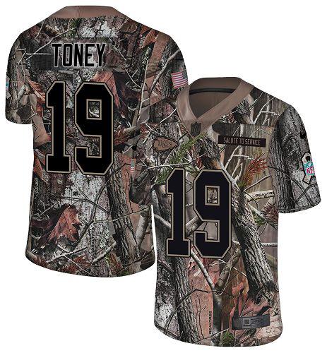Nike Chiefs #19 Kadarius Toney Camo Stitched NFL Limited Rush Realtree Jersey