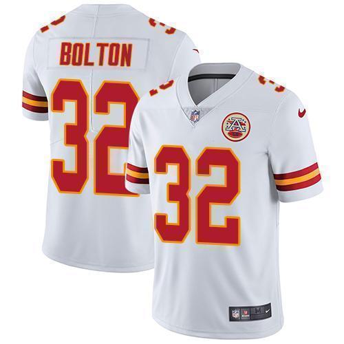 Nike Chiefs #32 Nick Bolton White Stitched NFL Vapor Untouchable Limited Jersey