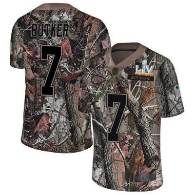 Nike Chiefs #7 Harrison Butker Camo Super Bowl LV Bound Stitched NFL Limited Rush Realtree Jersey
