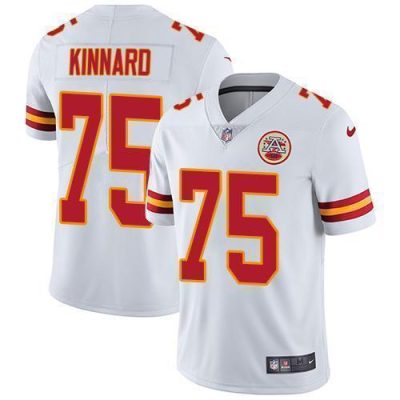 Nike Chiefs #75 Darian Kinnard White Stitched NFL Vapor Untouchable Limited Jersey