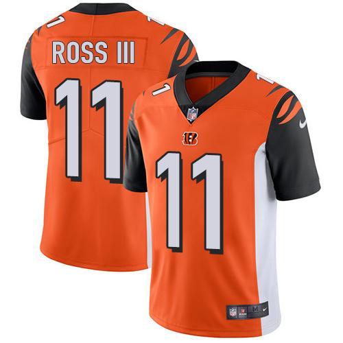 Nike Cincinnati Bengals #11 John Ross III Orange Alternate Stitched NFL Vapor Untouchable Limited Jersey