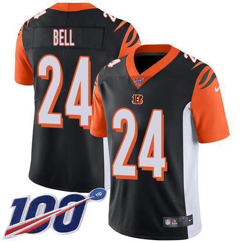 Nike Cincinnati Bengals #24 Vonn Bell Black Team Color Stitched NFL 100th Season Vapor Untouchable Limited Jersey