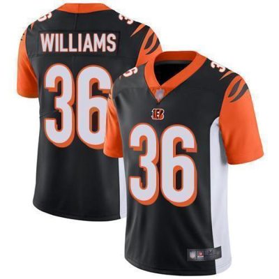 Nike Cincinnati Bengals #36 Shawn Williams Black Team Color Stitched NFL Vapor Untouchable Limited Jersey