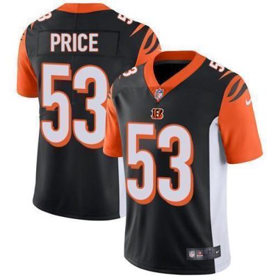 Nike Cincinnati Bengals #53 Billy Price Black Team Color Stitched NFL Vapor Untouchable Limited Jersey