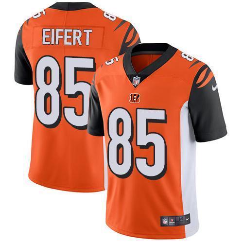 Nike Cincinnati Bengals #85 Tyler Eifert Orange Alternate Stitched NFL Vapor Untouchable Limited Jersey