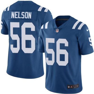 Nike Colts #56 Quenton Nelson Royal Blue Team Color Stitched NFL Vapor Untouchable Limited Jersey