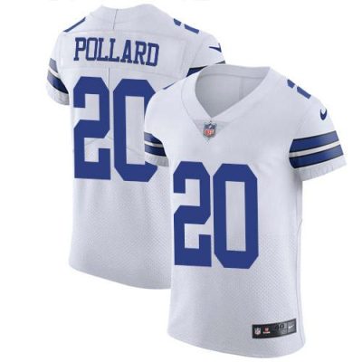 Nike Cowboys #20 Tony Pollard White Stitched NFL Vapor Untouchable Elite Jersey