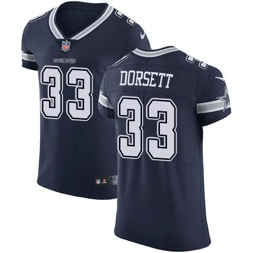 Nike Cowboys #33 Tony Dorsett Navy Blue Team Color Stitched NFL Vapor Untouchable Elite Jersey