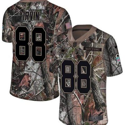 Nike Cowboys #88 Michael Irvin Camo Stitched NFL Limited Rush Realtree Jersey