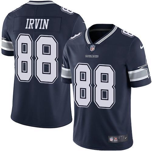 Nike Cowboys #88 Michael Irvin Navy Blue Team Color Stitched NFL Vapor Untouchable Limited Jersey