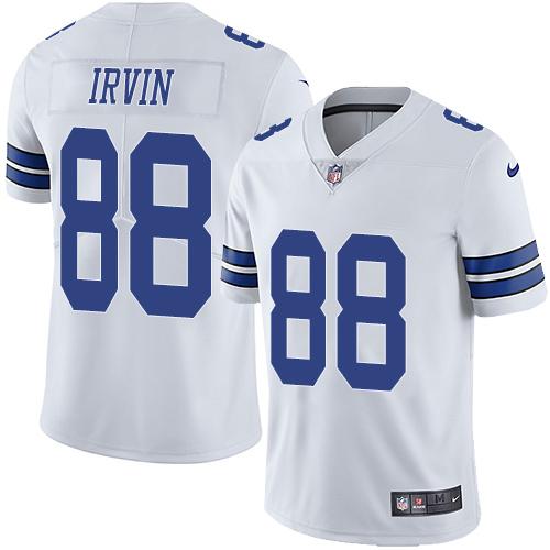 Nike Cowboys #88 Michael Irvin White Stitched NFL Vapor Untouchable Limited Jersey
