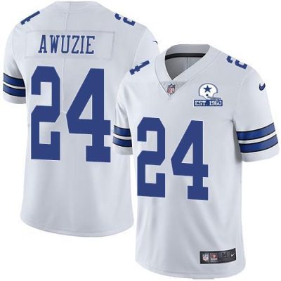 Nike Dallas Cowboys #24 Chidobe Awuzie White Stitched With Established In 1960 Patch NFL Vapor Untouchable Limited Jersey