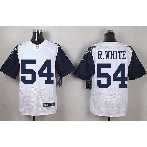 Nike Dallas Cowboys #54 Randy White White Stitched NFL Elite Rush Jersey