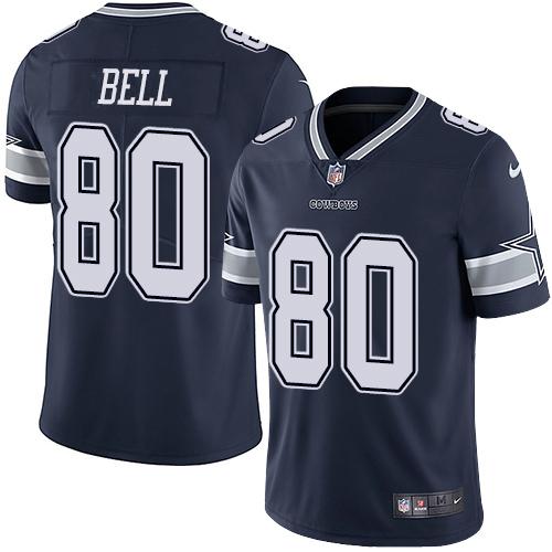 Nike Dallas Cowboys #80 Blake Bell Navy Blue Team Color Stitched NFL Vapor Untouchable Limited Jersey