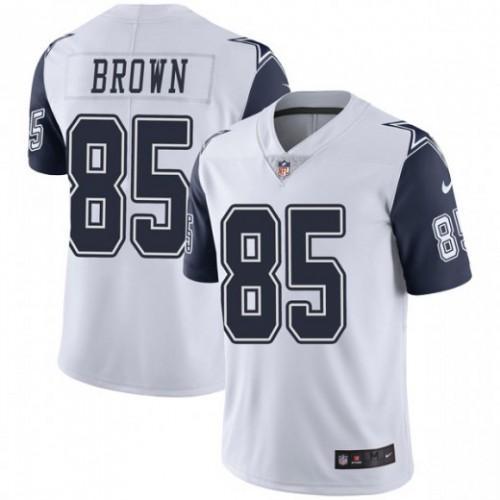 Nike Dallas Cowboys #85 Noah Brown White Stitched NFL Limited Rush Jersey