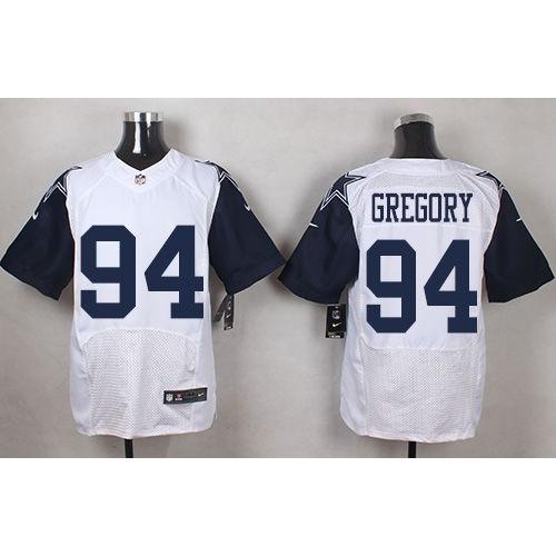 Nike Dallas Cowboys #94 Randy Gregory White Stitched NFL Elite Rush Jersey