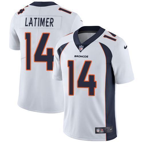 Nike Denver Broncos #14 Cody Latimer White Stitched NFL Vapor Untouchable Limited Jersey