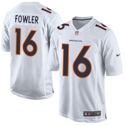 Nike Denver Broncos #16 Bennie Fowler White Stitched NFL Game Event Jersey