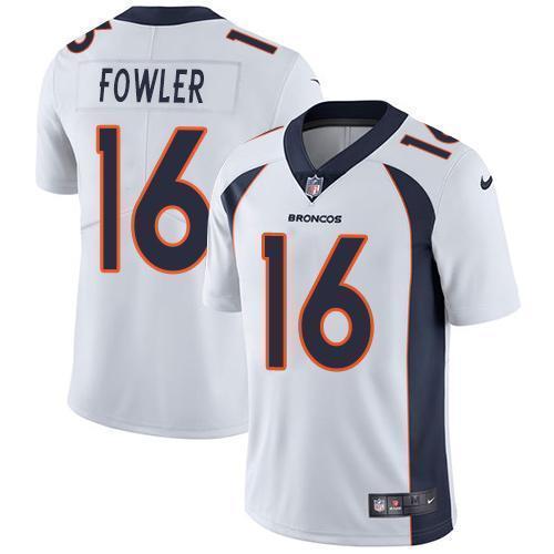 Nike Denver Broncos #16 Bennie Fowler White Stitched NFL Vapor Untouchable Limited Jersey