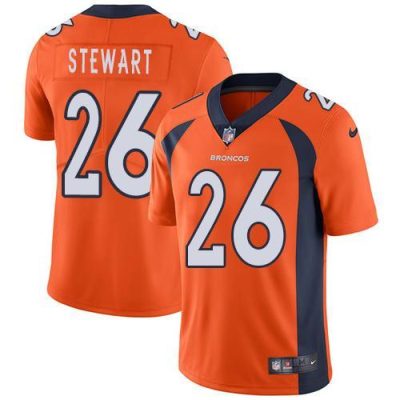 Nike Denver Broncos #26 Darian Stewart Orange Team Color Stitched NFL Vapor Untouchable Limited Jersey
