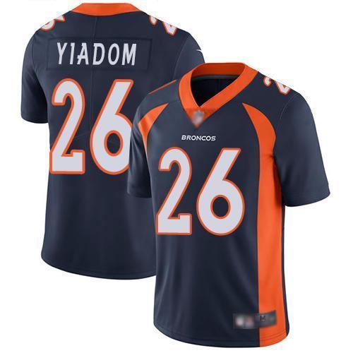 Nike Denver Broncos #26 Isaac Yiadom Navy Blue Alternate Stitched NFL Vapor Untouchable Limited Jersey