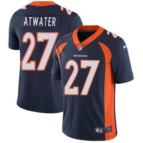 Nike Denver Broncos #27 Steve Atwater Navy Blue Alternate Stitched NFL Vapor Untouchable Limited Jersey