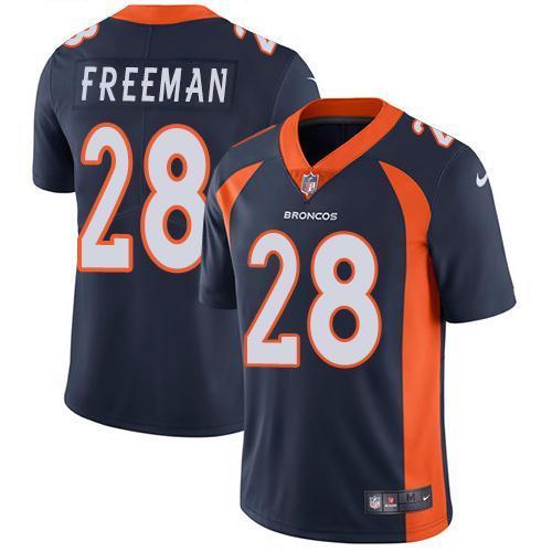 Nike Denver Broncos #28 Royce Freeman Navy Blue Alternate Stitched NFL Vapor Untouchable Limited Jersey