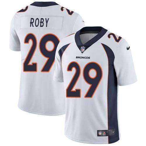 Nike Denver Broncos #29 Bradley Roby White Stitched NFL Vapor Untouchable Limited Jersey