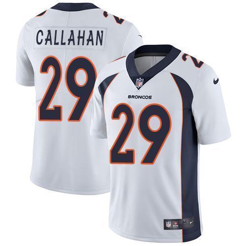 Nike Denver Broncos #29 Bryce Callahan White Stitched NFL Vapor Untouchable Limited Jersey