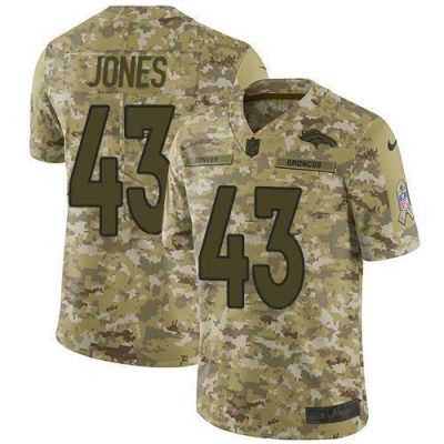 Nike Denver Broncos #43 Joe Jones Camo Stitched NFL Limited 2018 Salute To Service Jersey