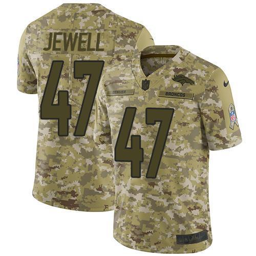 Nike Denver Broncos #47 Josey Jewell Camo Stitched NFL Limited 2018 Salute To Service Jersey