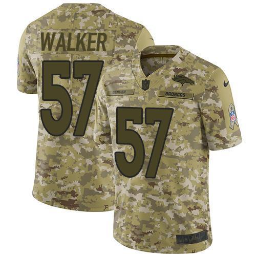 Nike Denver Broncos #57 Demarcus Walker Camo Stitched NFL Limited 2018 Salute To Service Jersey